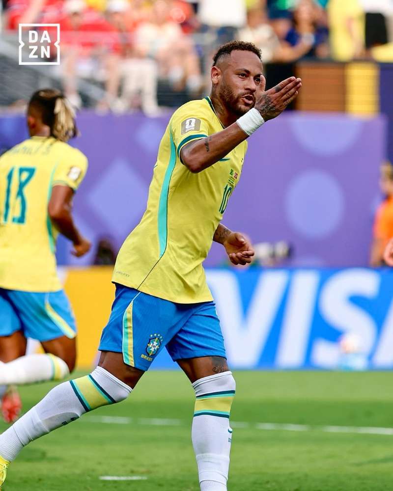 neymar 如果不能去陪巴西队继续走下去，那就用一个进球作为告别吧内马尔巴西v