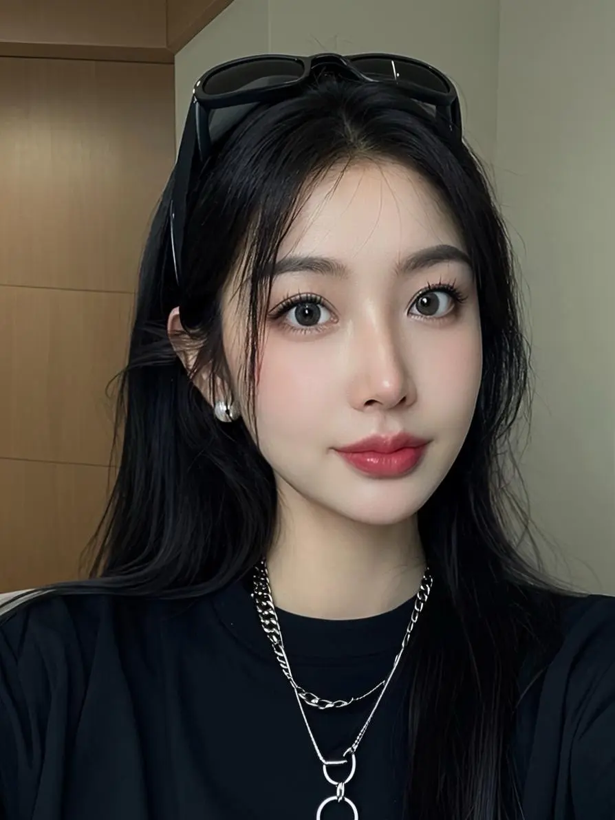 暗黑潮影 ai写真馆出片大赛  清冷感还得是黑发