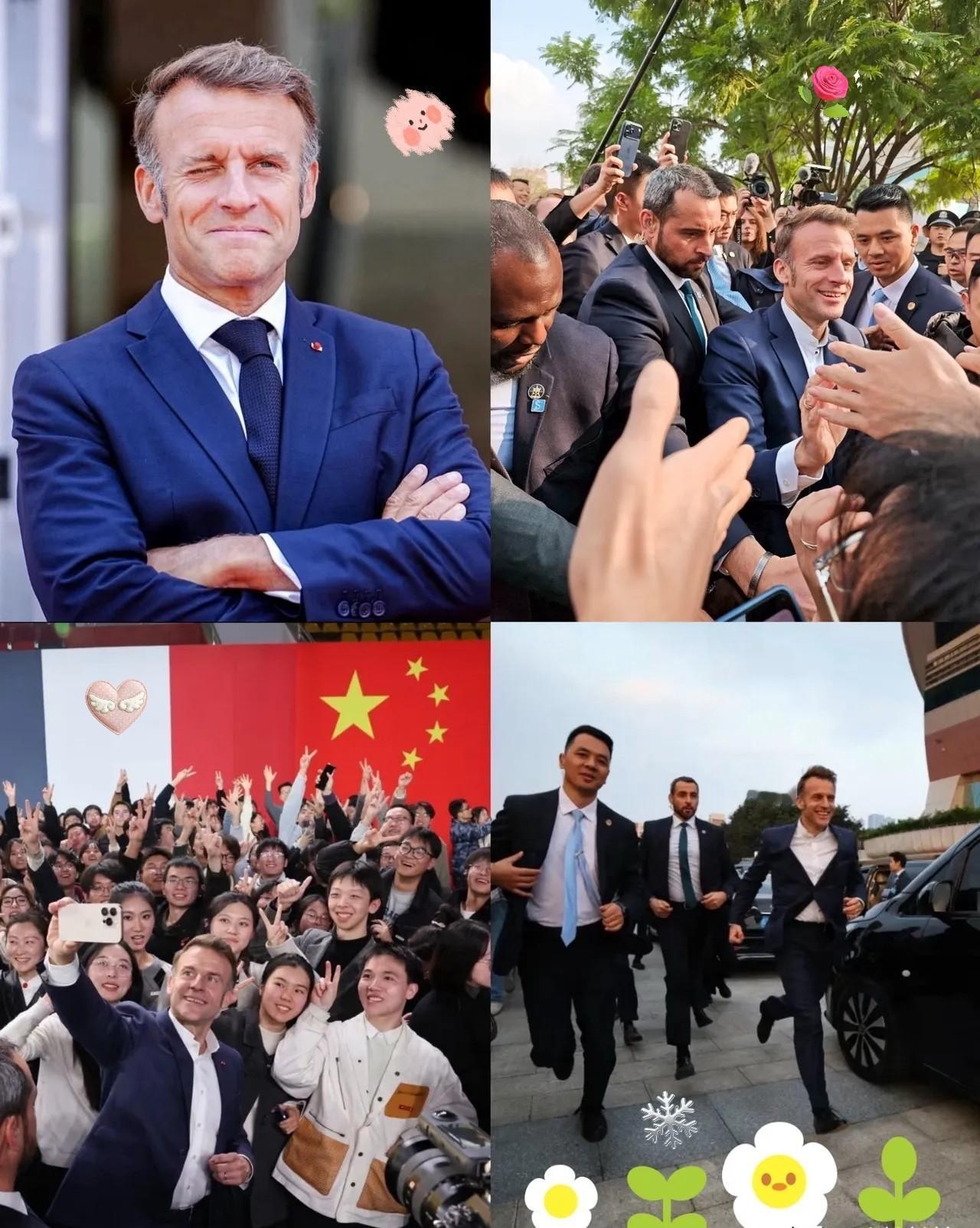 法国总统变脸快，

贸易顺差成心病，

两国谈判陷僵局。

12月7日马克龙在中