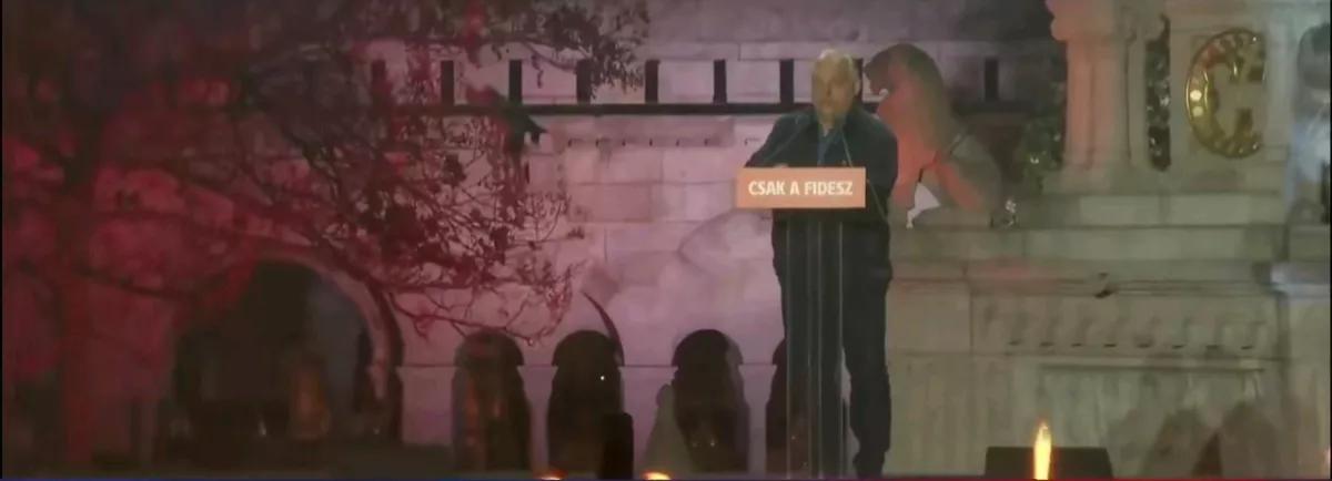 欧洲新闻网报道，当地时间11日，在议会选举举行前夜，匈牙利现任总理欧尔班，于最后