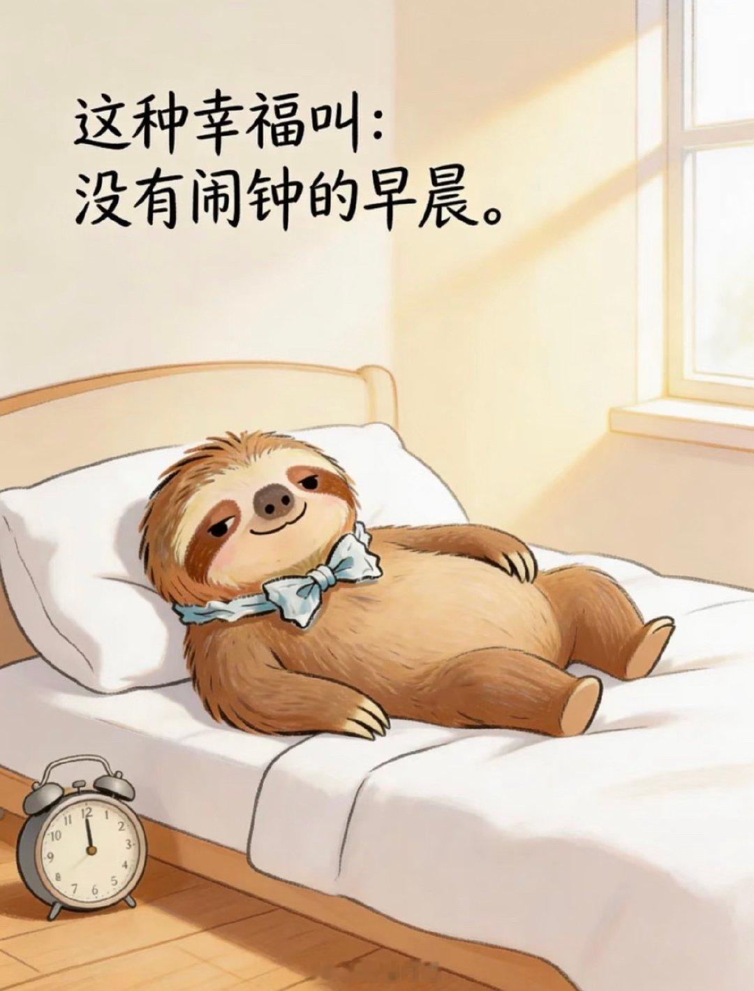 忘记有多久没试过睡到自然醒了，这个周末两天睡到自然醒。🛏 睡到自然醒💤 满满