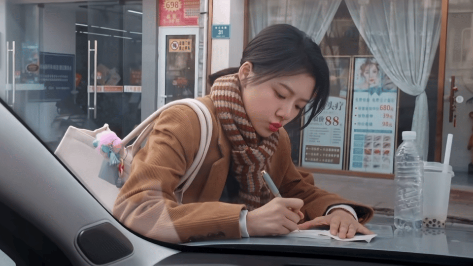 任敏徒手掰断后视镜 别人掰手腕是比赛，秦睿掰后视镜是日常，这手劲绝了。