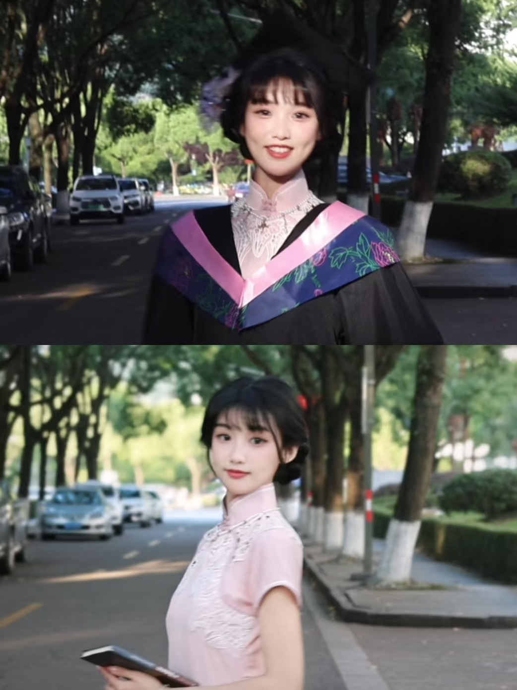 也许学士帽不需要簪满花