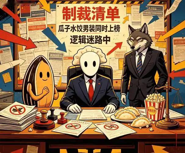 美国这制裁清单真是越来越离谱，居然对中国的瓜子、汤圆、七匹狼下手。
当地时间8月