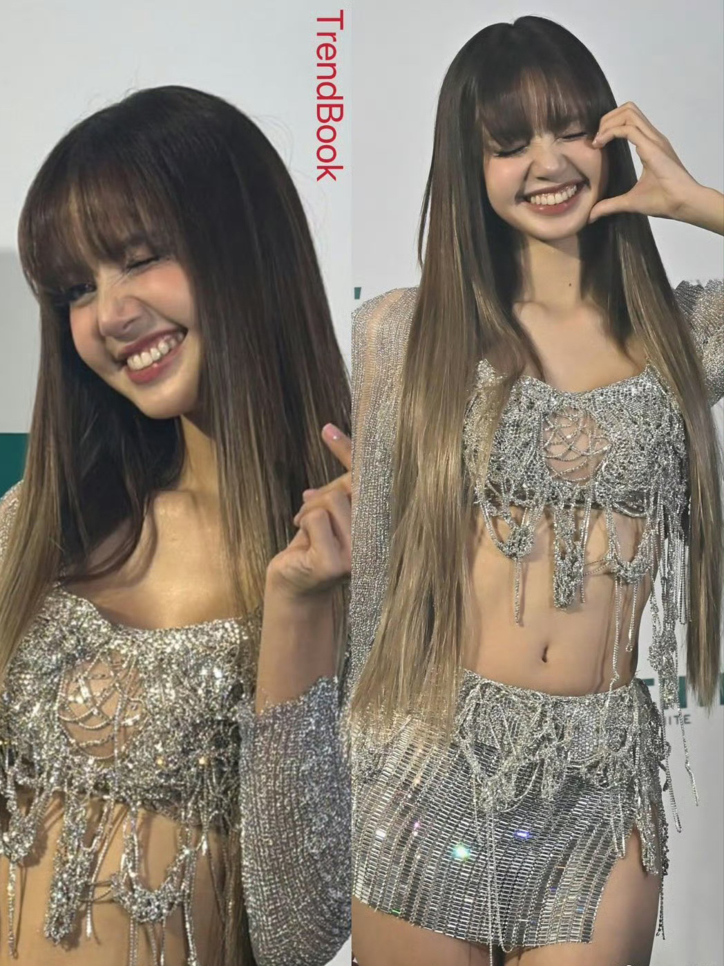 Lisa今日泰国活动造型，她现在齐刘海发型也不好看了，为什么啊[允悲][允悲][