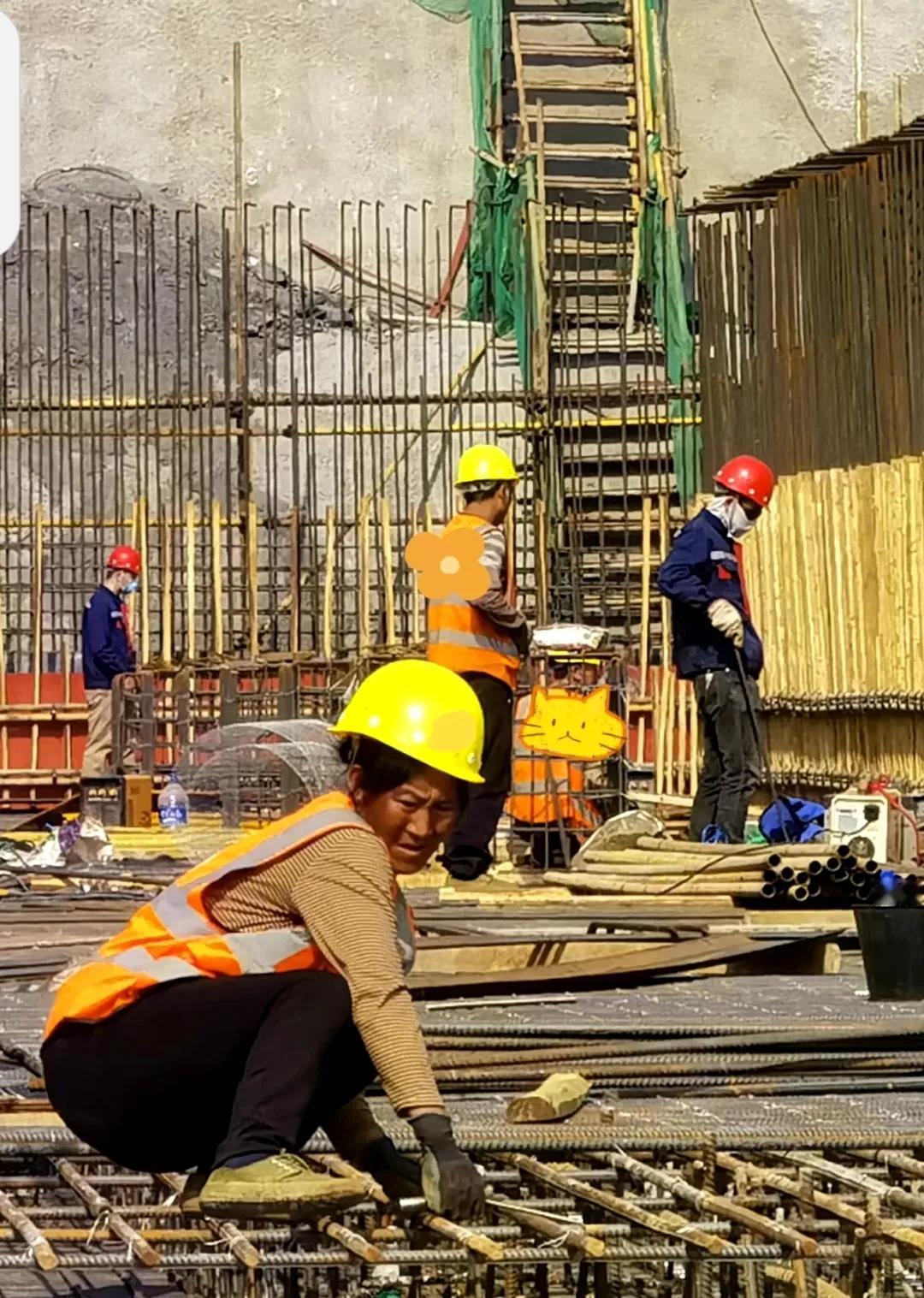 记录在工地上的日子在工地的日子苦为了生活干