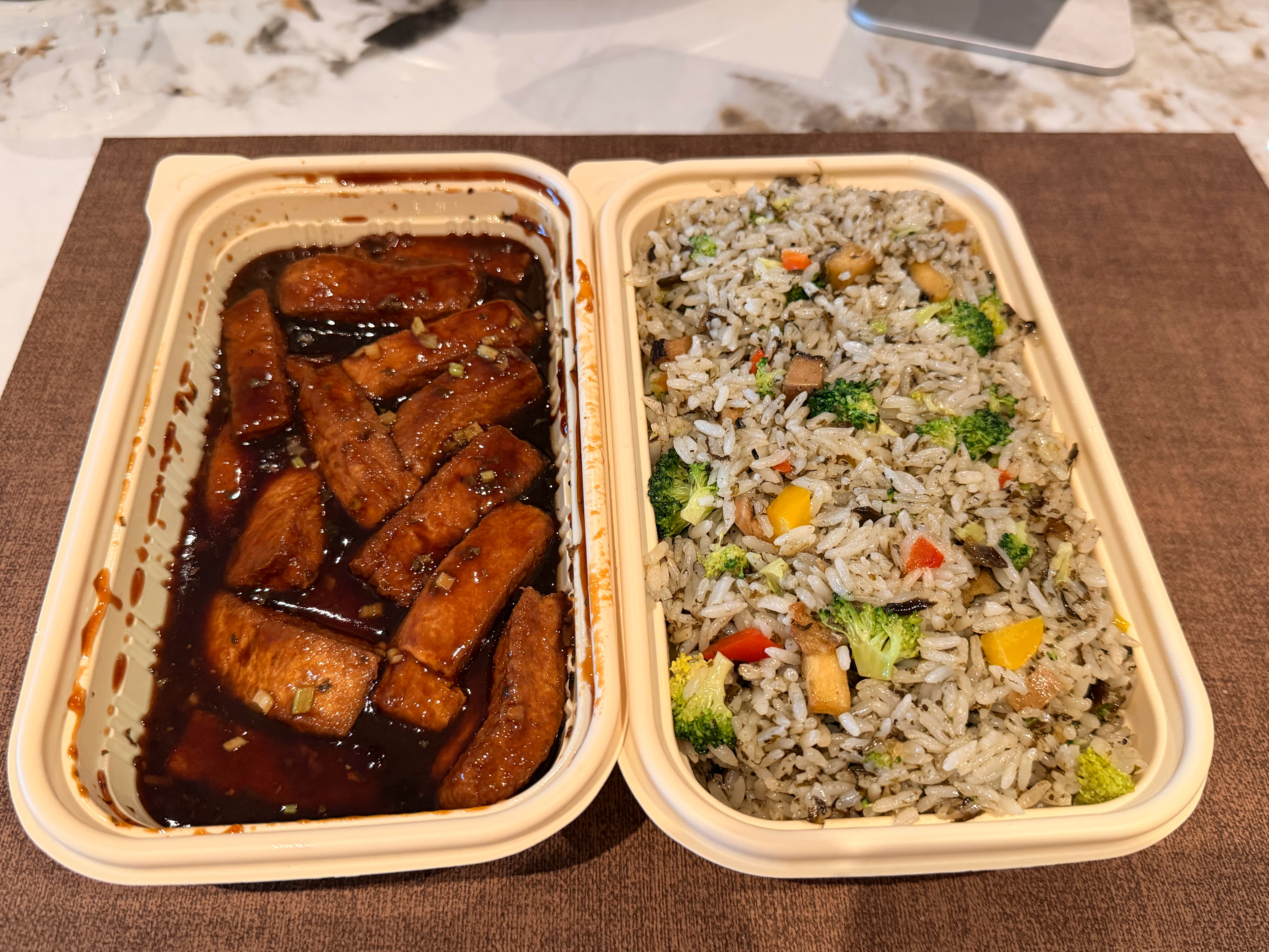 增肥了 （现在素食做的比荤食还有味） 