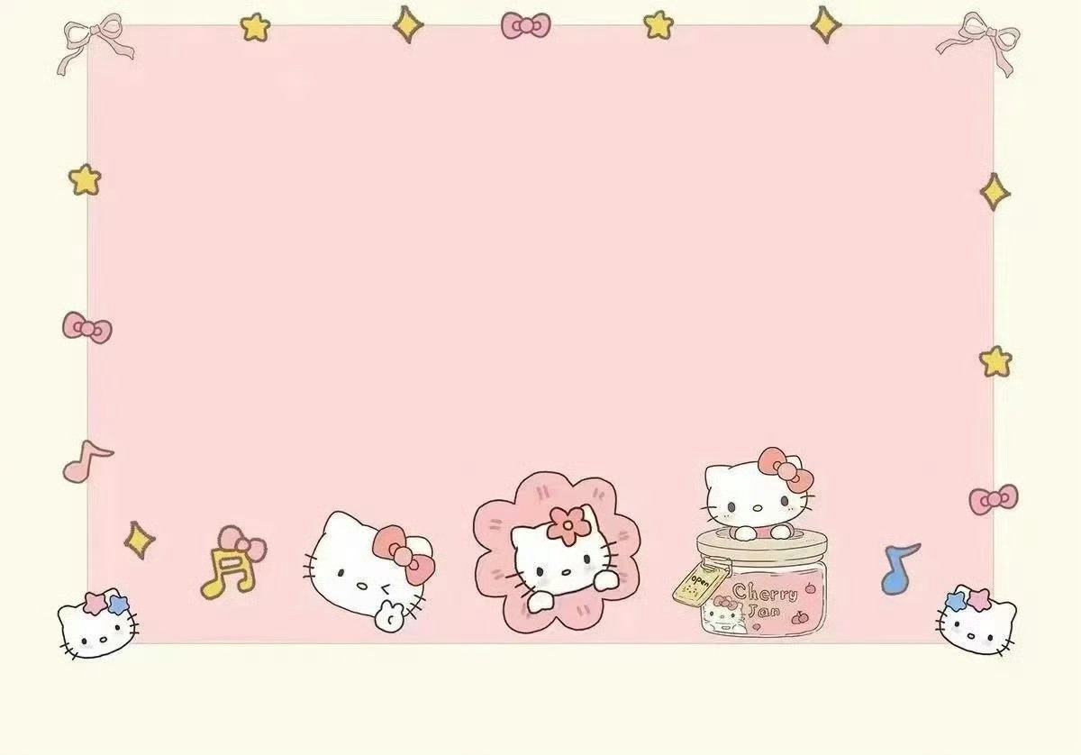 ‧⁺ ⊹✭Hello kitty ฅ՞. ˒˒੭iPad平板/电脑壁纸套图️动漫