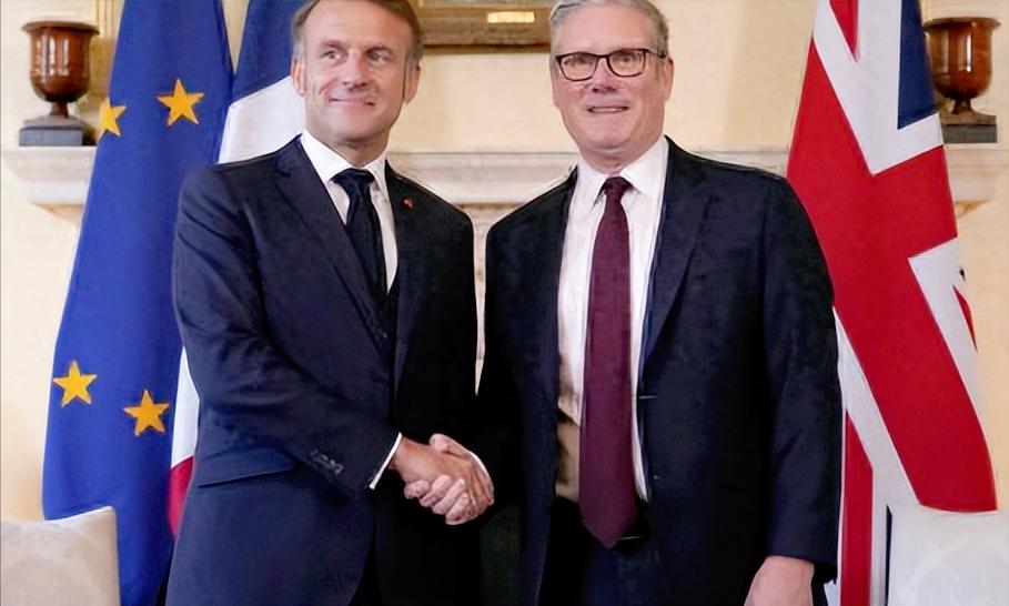 英欧为了给乌克兰卖武器，直接撕破脸互刚，法国硬气放话，英国想分这块军工肥肉，必须