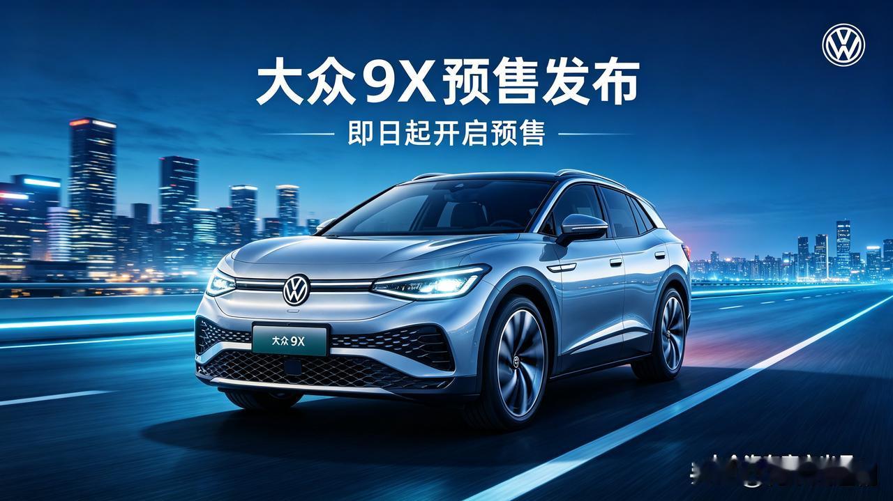 2026年4月20日，大众9X预售发布 话题全网引爆。3月30日，上汽大众在深圳