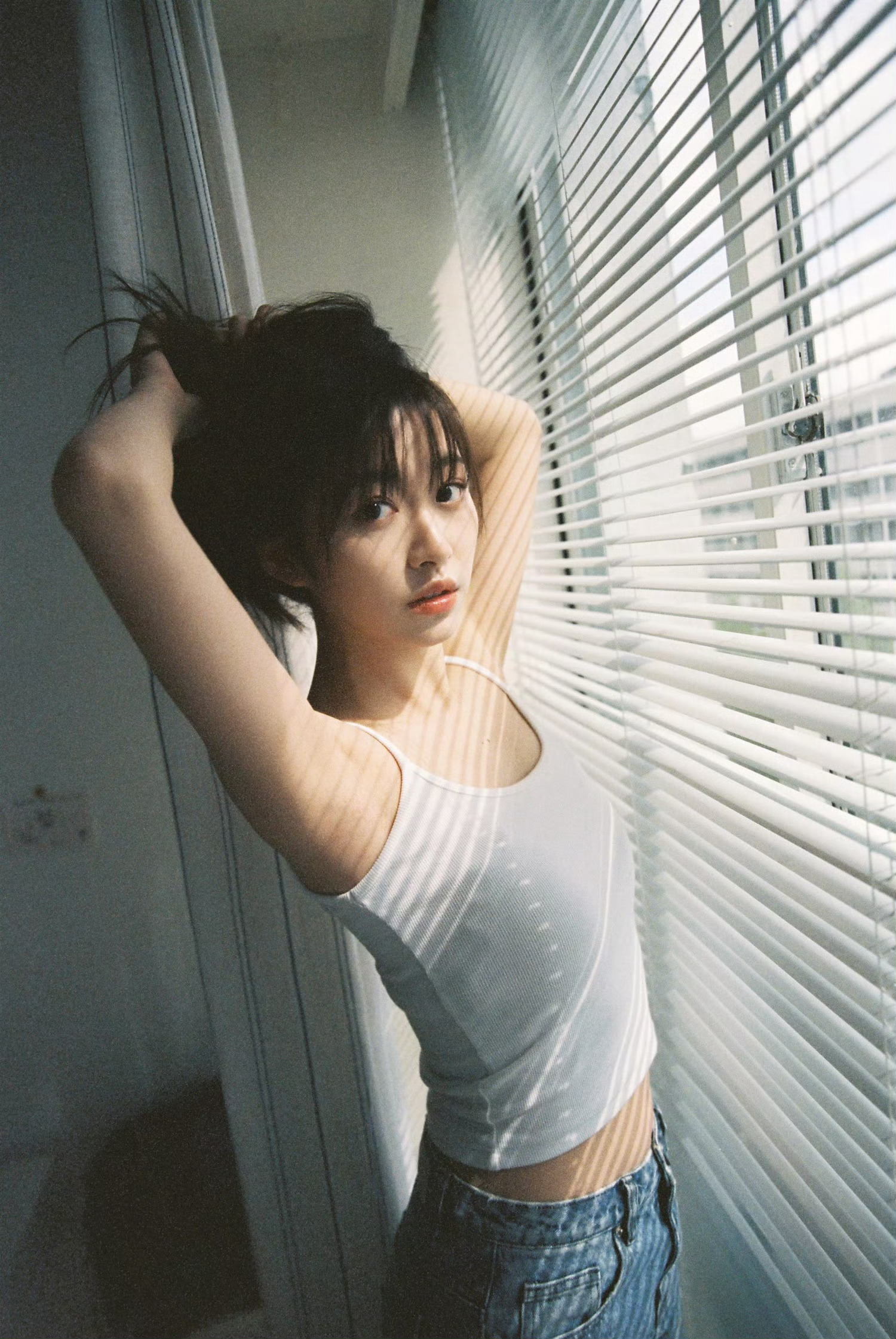 好米的一组图！杨肸子你咋这么萌！眼睛这么大