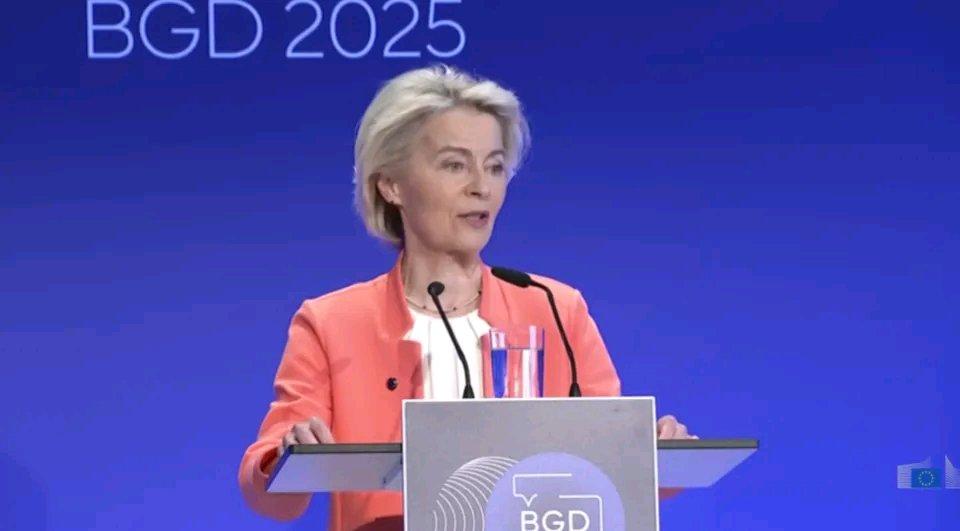 冯德莱恩这是急眼了啊！中国依法升级稀土出口措施，欧盟就坐不住了。在德国柏林全球对