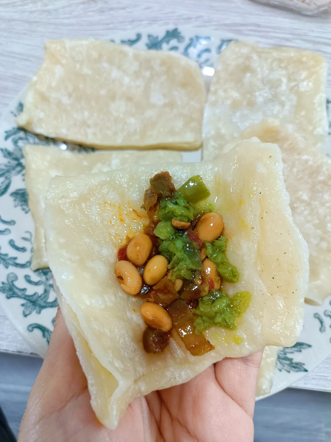 死面饼卷西瓜酱豆谁懂这一口的含金量！教程