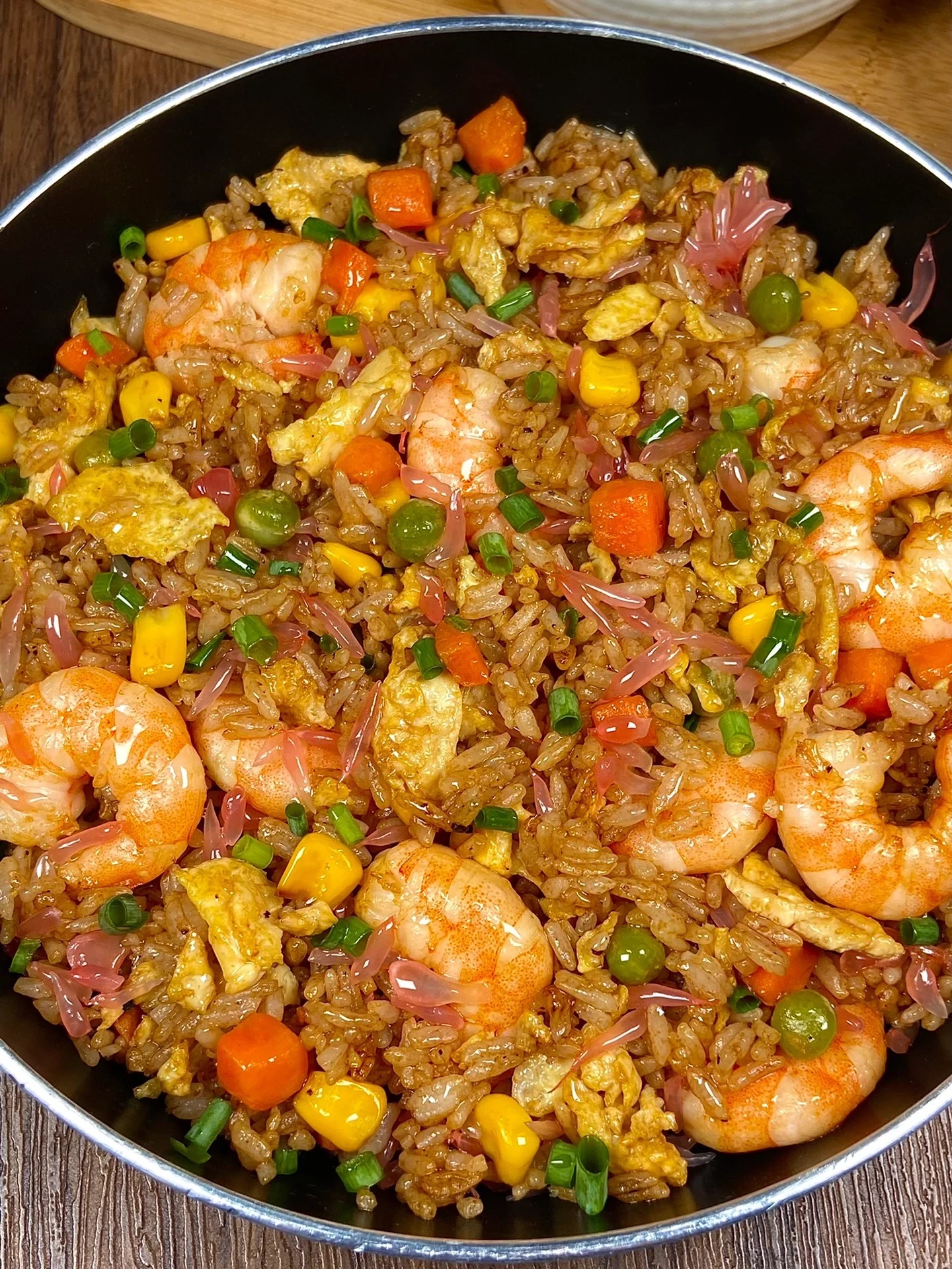 柚子炒饭终于可以安排上了🍚个人觉得跟🍍菠萝炒饭一样好吃[干饭人]口感是有点酸