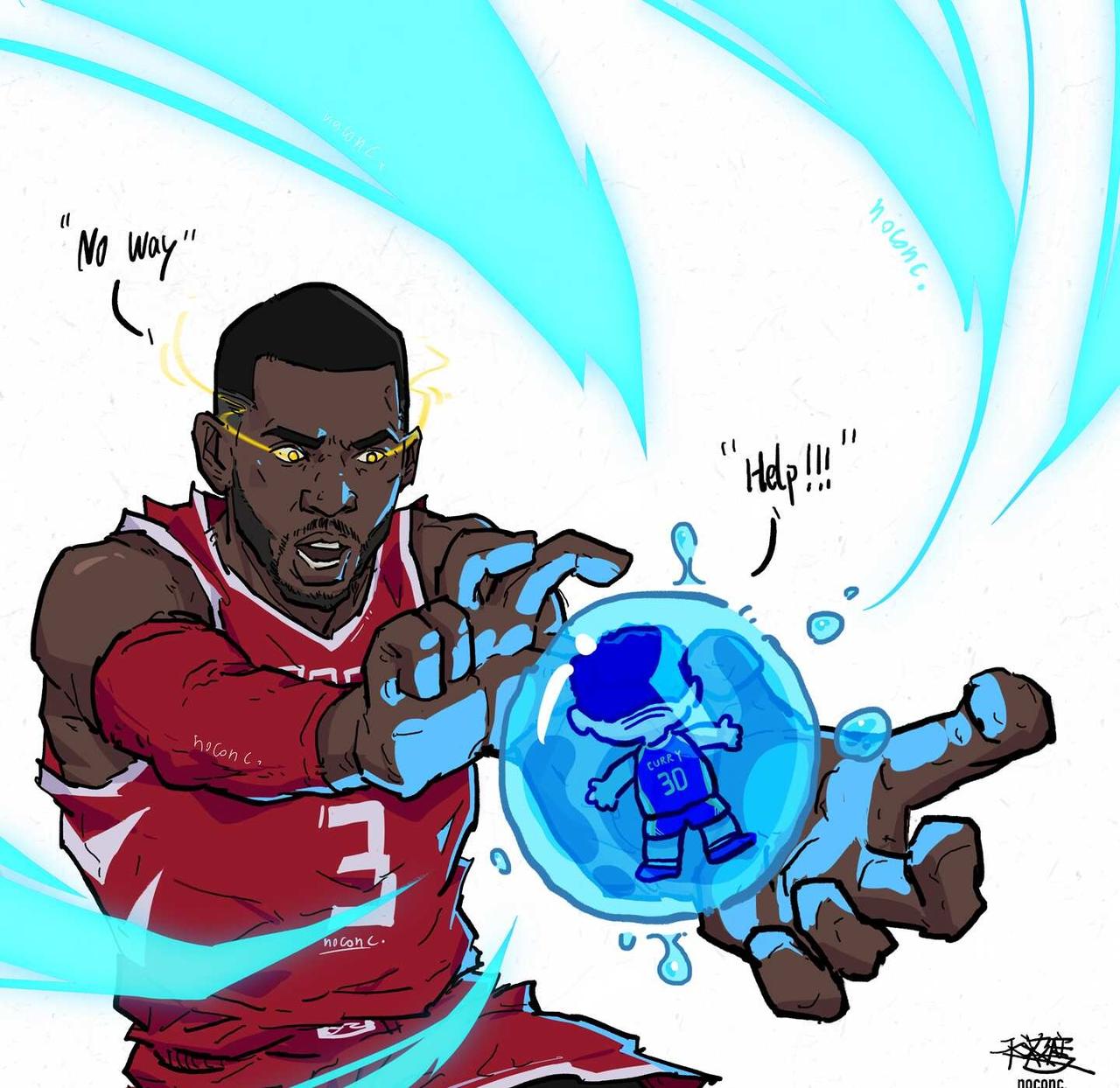 无浓度noconc｜CP3克里斯保罗头像
克里斯保罗 保罗 NBA nba插画 
