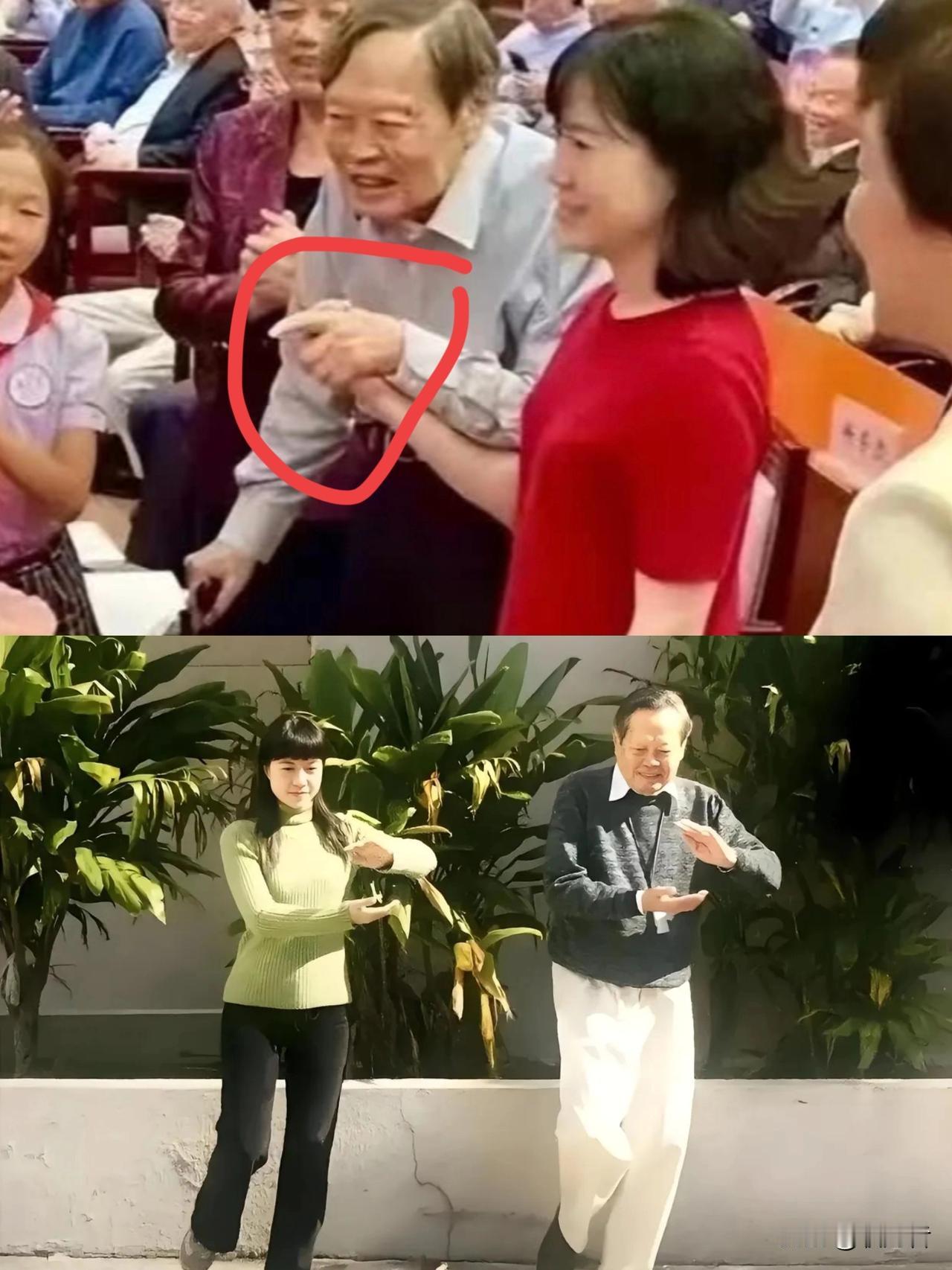 翁帆说过，
杨先生曾做了两件事情让她非常感动。

在日本时，看到翁帆生病起不了床