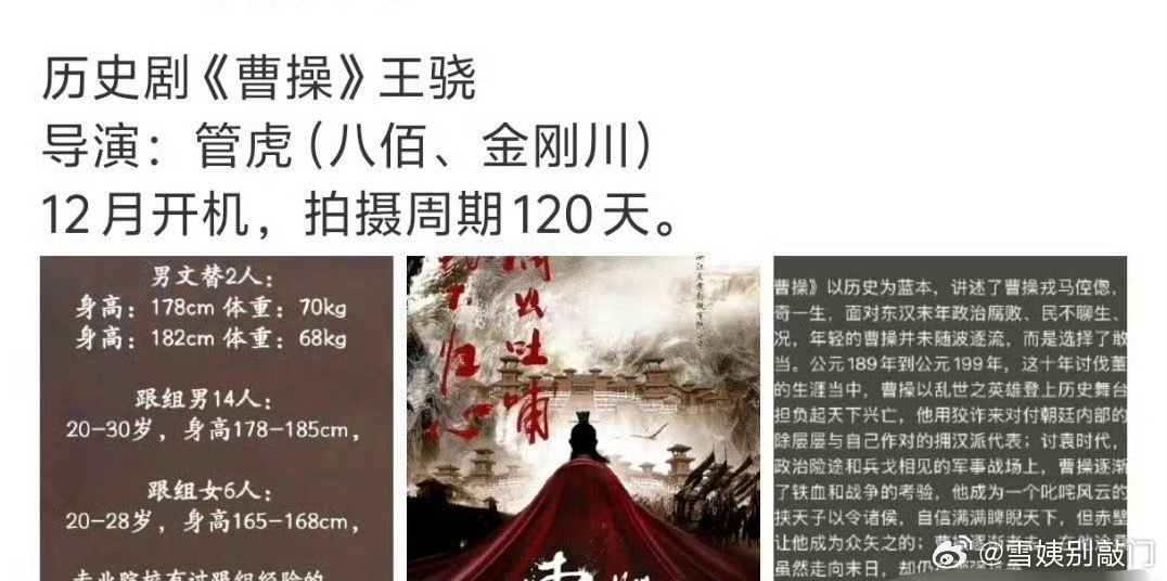 《曹操》🍉王骁主演，不太符合人设吧 ​​​