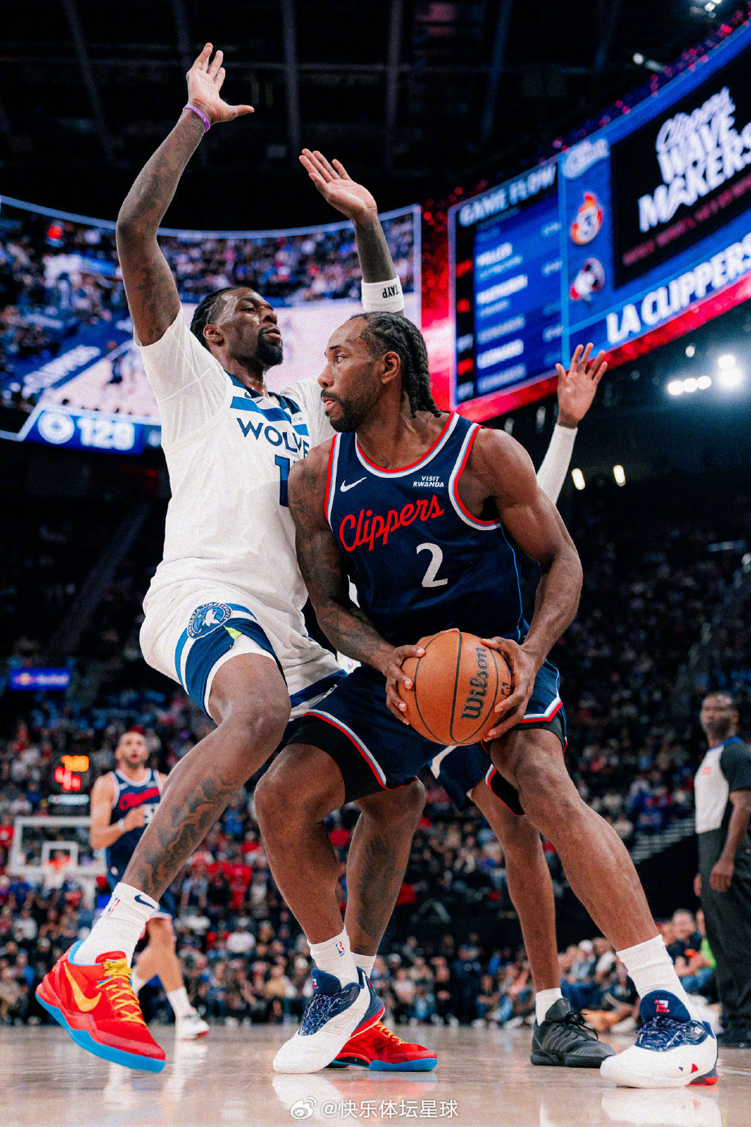 这怎么防  cr：洛杉矶快船 