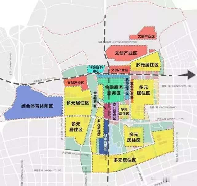 我们的城市规划也是从苏联那里学来的，叫做大尺度分区，一个城市划分几个功能分区，一