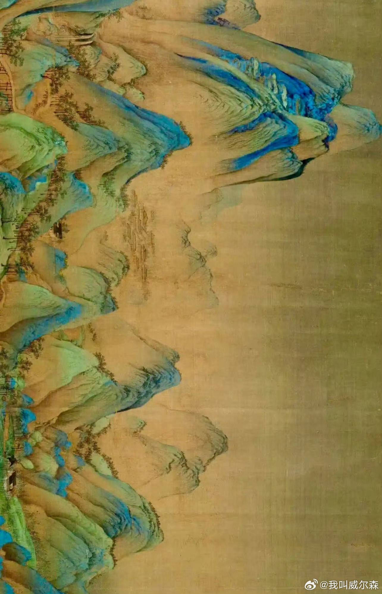 和大家科普一下千里江山图，实际上，这一幅画并没有名字，甚至连作者是谁都不知道普罗