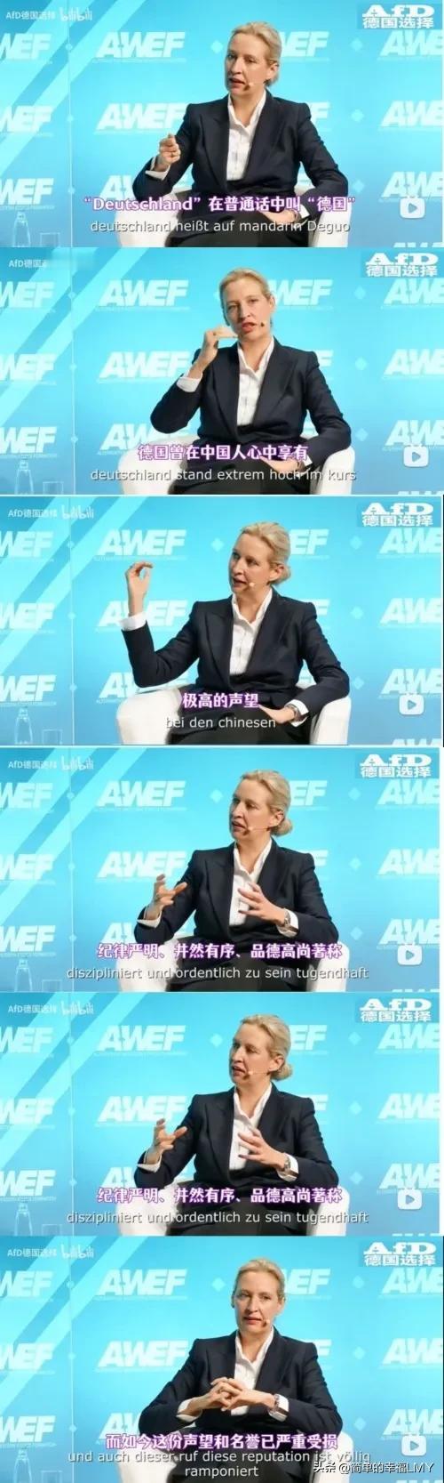 德国还是有清醒人！魏德尔声称“德国曾在中国人心中享有极高声望与名誉，现在已经严重