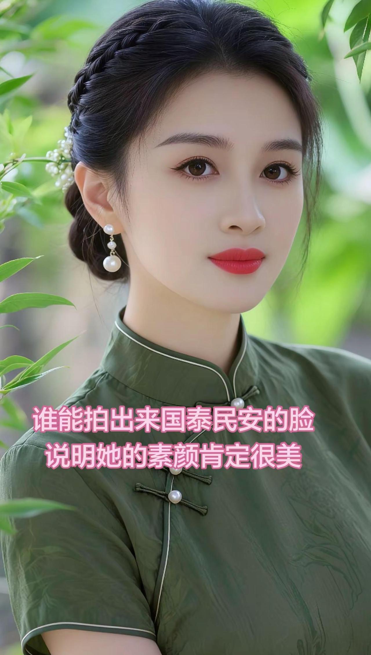 AI绿植旗袍照 ai创作 玩法合伙人计划 ai写真