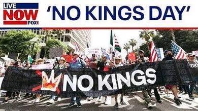 美丽风景线，建议多地联动。洛杉矶10万人参加“不要国王”抗议 多人被捕。