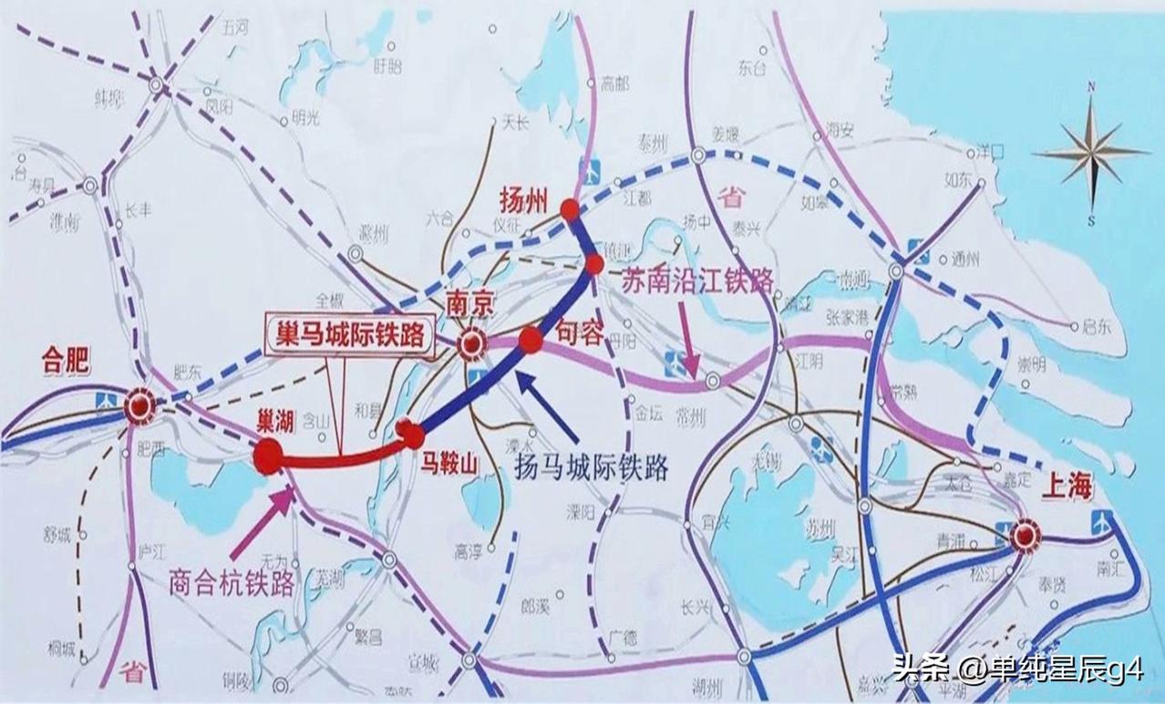 马鞍山上半年的宁马城际铁路已开通，下半年的巢马高铁也要进入开通倒计时了

202