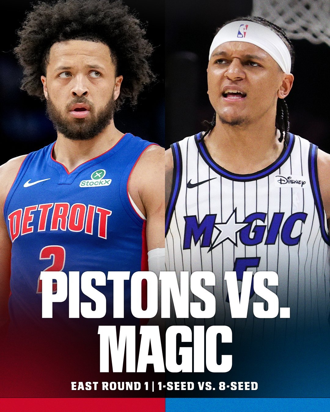 活塞vs魔术，应该没啥悬念吧。 