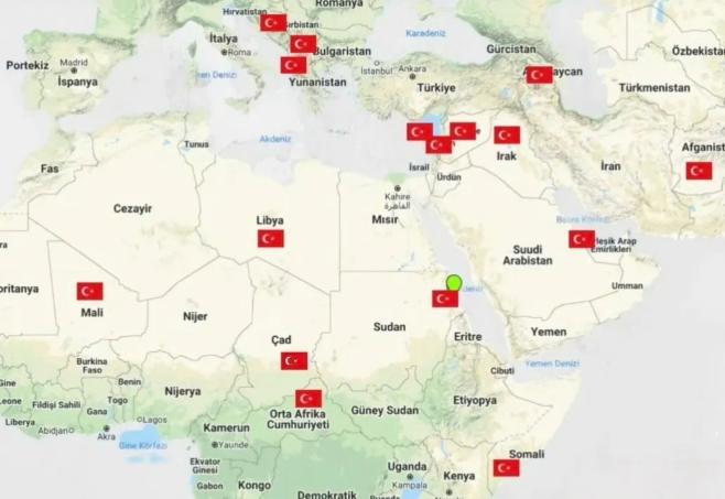 想不到吧，土耳其竟然是全球拥有海外军事基地数量第二多的国家，仅次于美国。到目前为