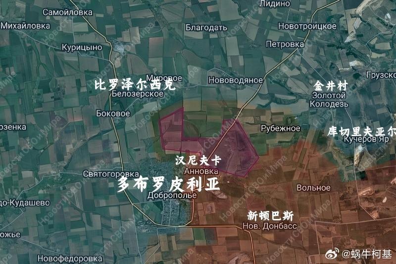 俄军进入比洛泽尔西克（白湖村）郊区来源：DIVGEN 🚩 Карта СВО普