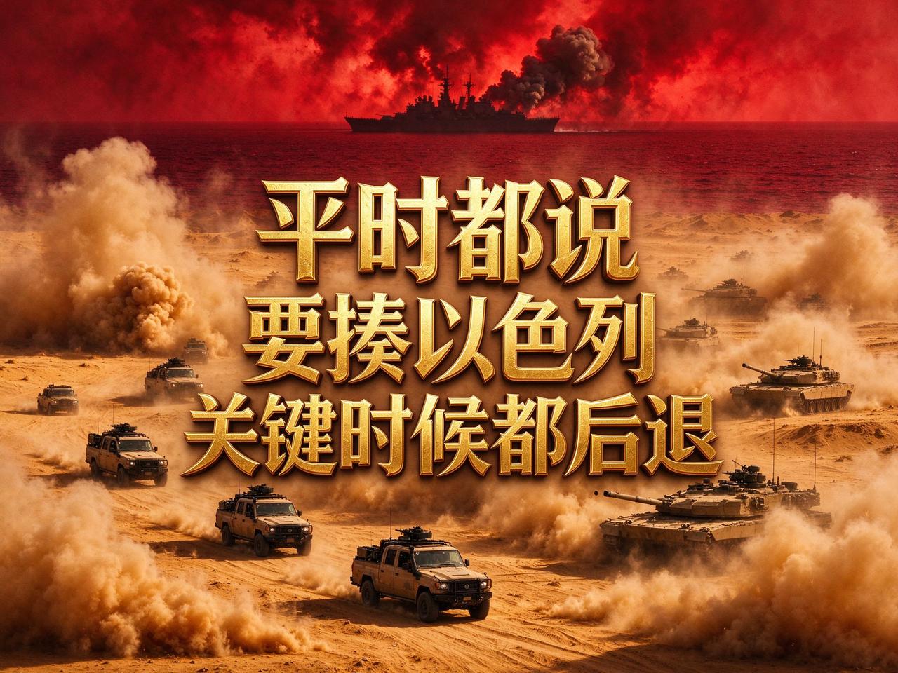都嚷嚷着要揍以色列，真到亮剑时怎么全缩回去了呢？
2026年大半年，以色列就没消