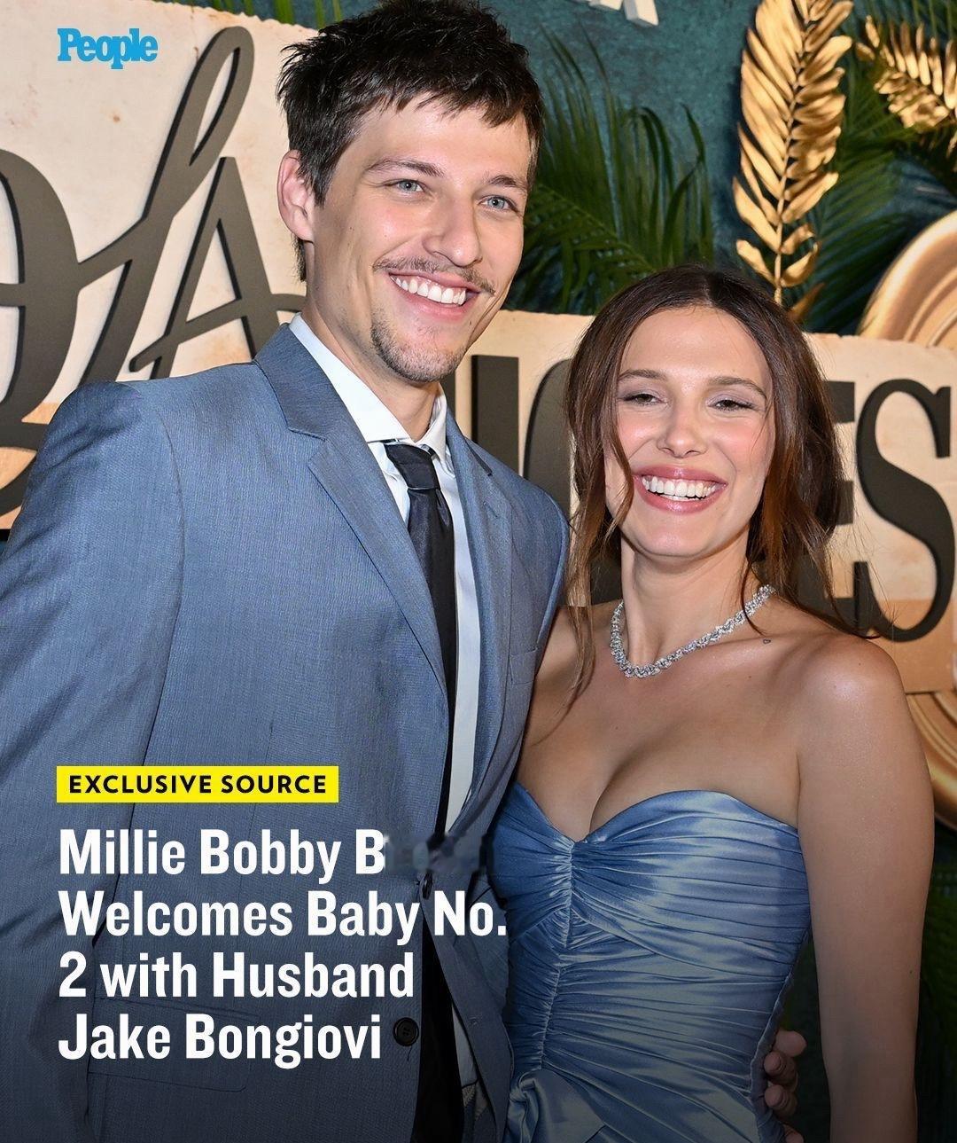 OMG，今年22岁的小11 Millie Bobby Brown与丈夫 Jake