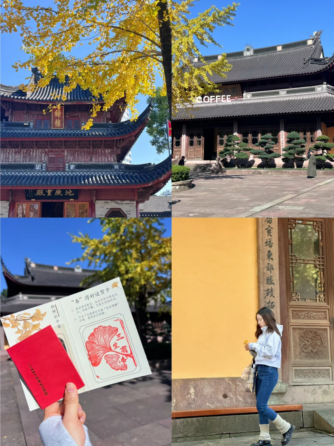 终于等到七塔寺的银杏黄了