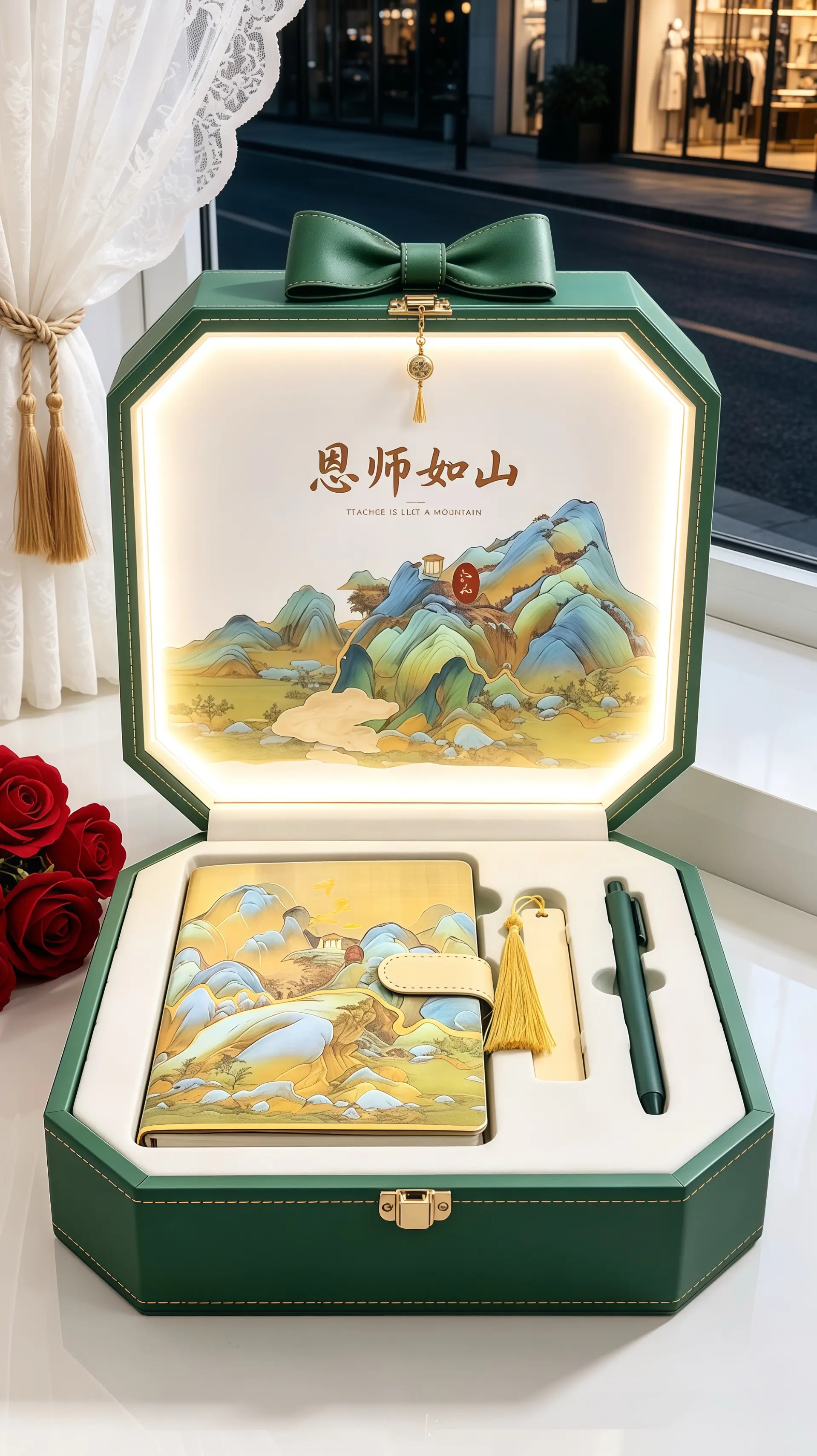 教师节礼物 恩师情永难忘 笔记本 教师节 中国古风文创