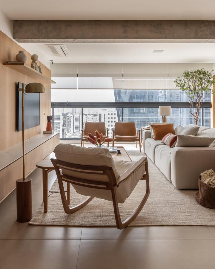 删繁就简的极简美学，温润原木的治愈肌理，196㎡理想栖居清新脱俗装修风格 家居