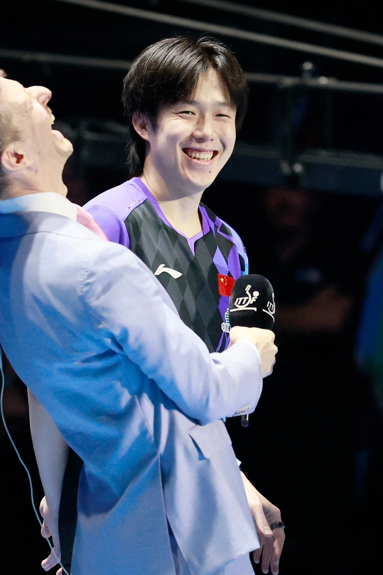 头头的笑容我来守护🤲🏻王楚钦当选mvp
