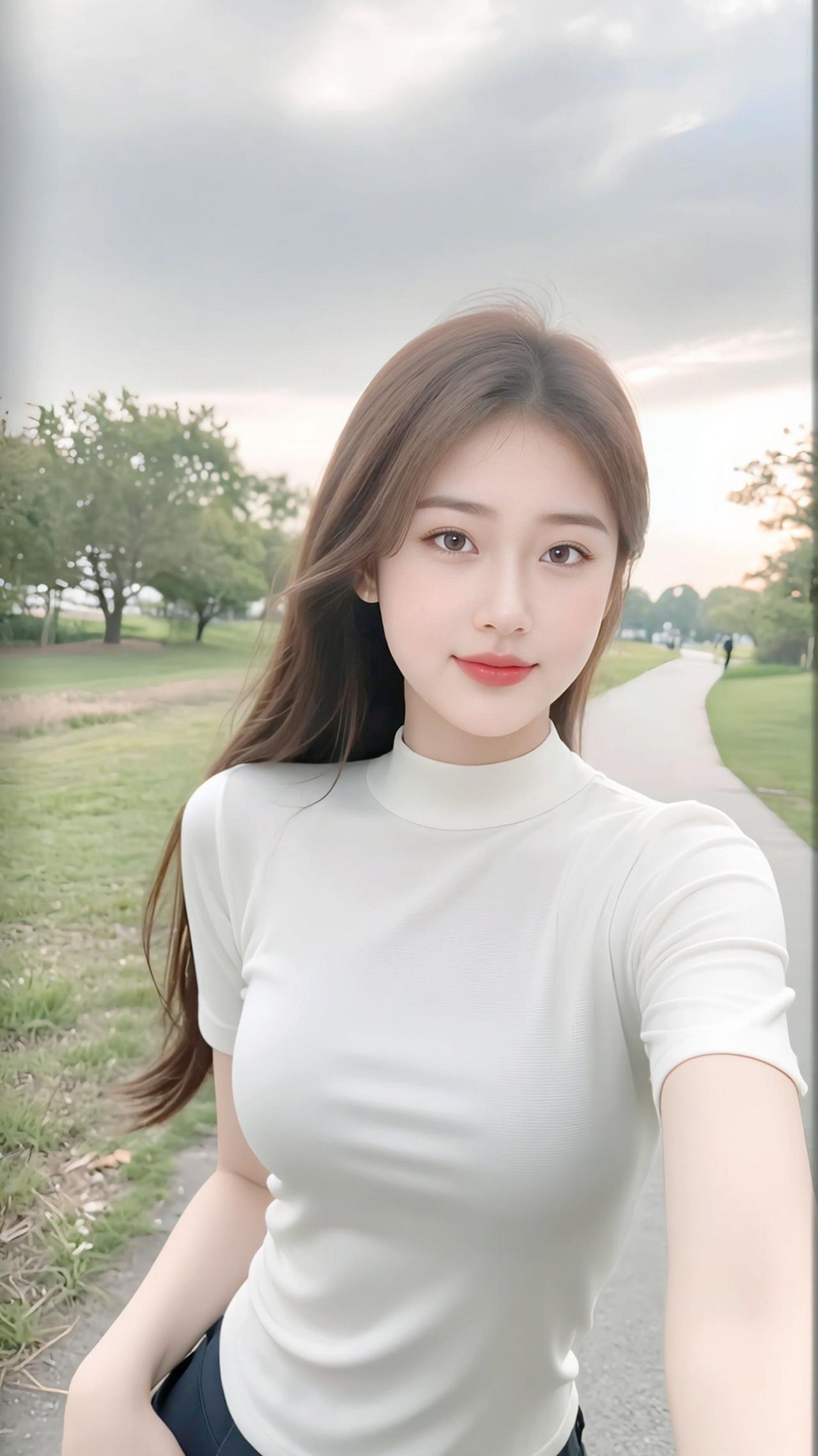 清纯甜美 气质穿搭 耐看型小姐姐 微胖女生