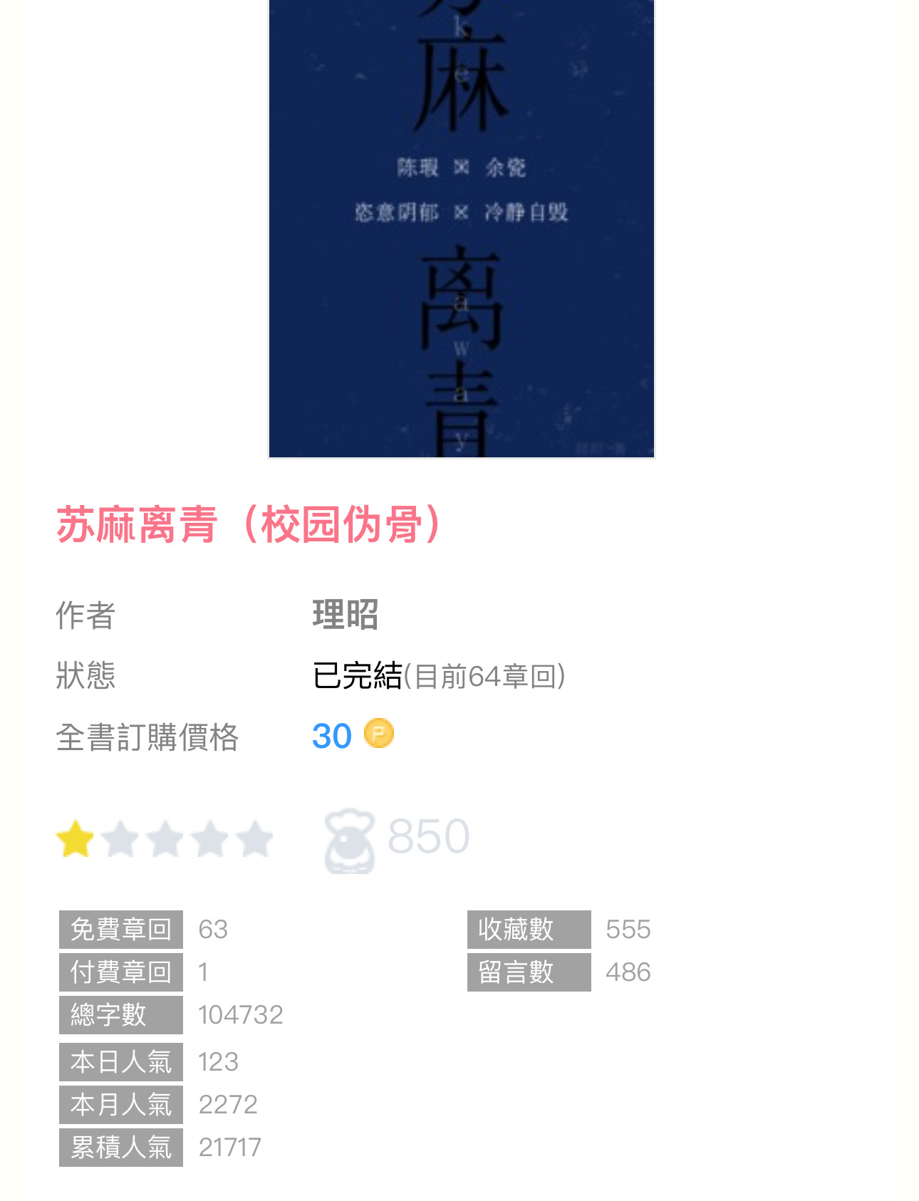 #新文完结# 《苏麻离青》by理昭🔹校园／伪骨 姐弟／1v1，SC，HE🔹恣