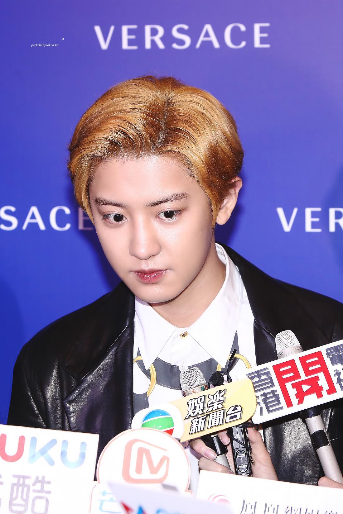 #朴灿烈[超话]#190426 Versace品牌活动©Sab / candyb