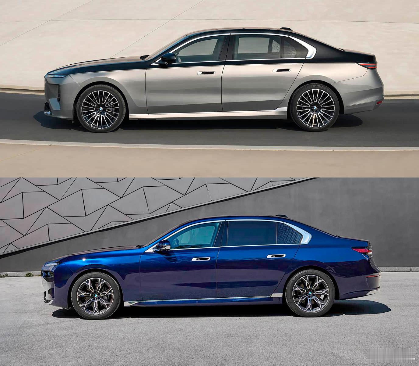 我更喜欢新的内饰和尾灯，7系设计的这个调整，你喜欢新款还是老款？宝马大圆柱电池续