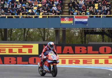 【张雪机车第二回合第七名】北京时间4月19日晚，WSBK（世界超级摩托车锦标赛）