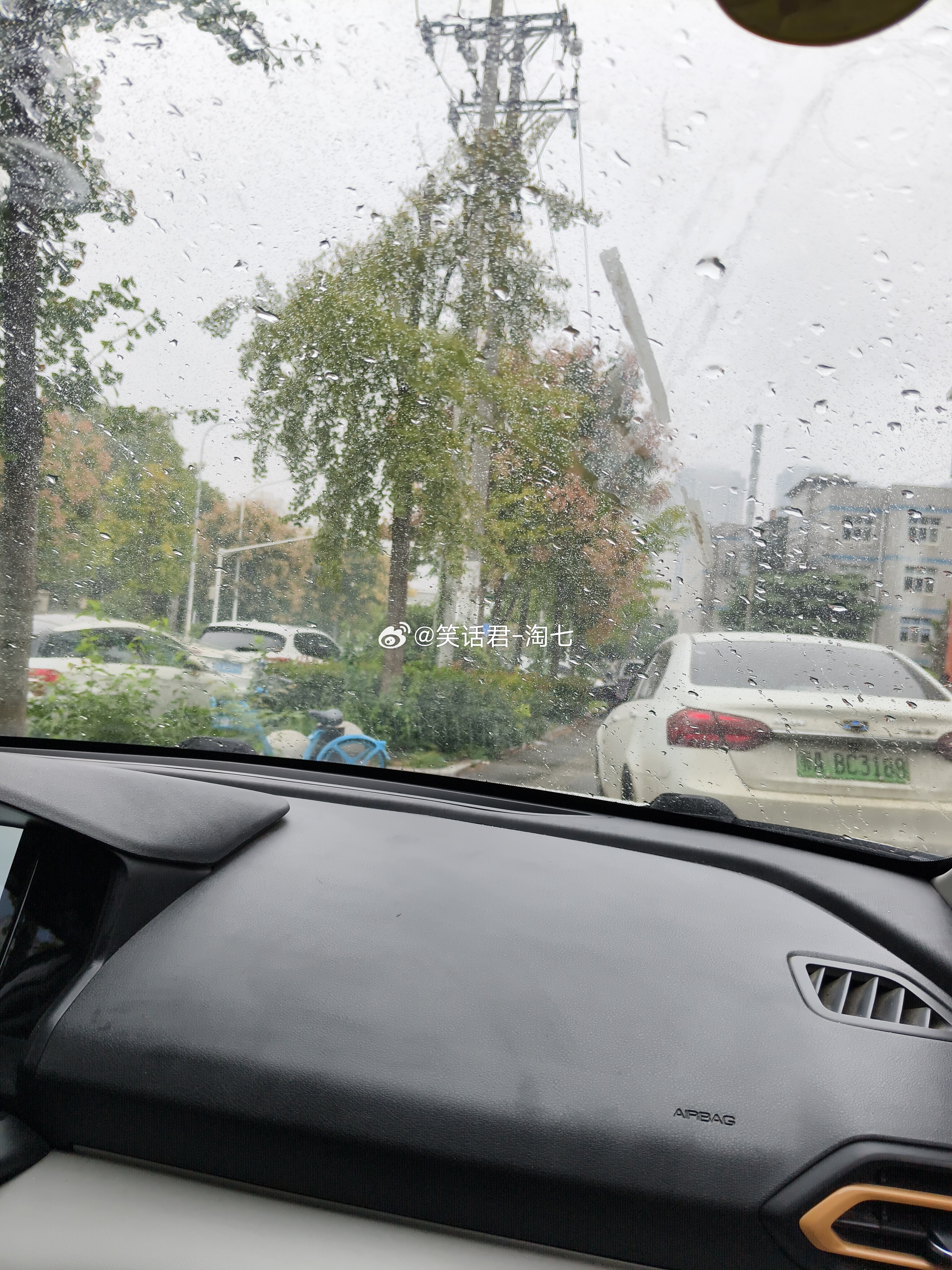 这场雨，像是把夏天最后一点倔强也冲刷干净了。窗外的雨声没有节奏，只是连绵不断地落