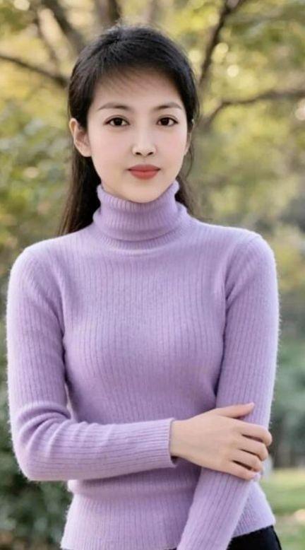 AI淡紫生活照