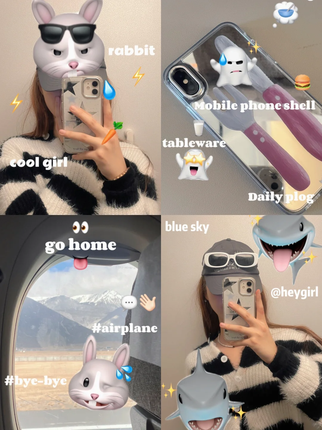 ins感照片精髓emoji+英文🐭太ins风啦🕶️✨