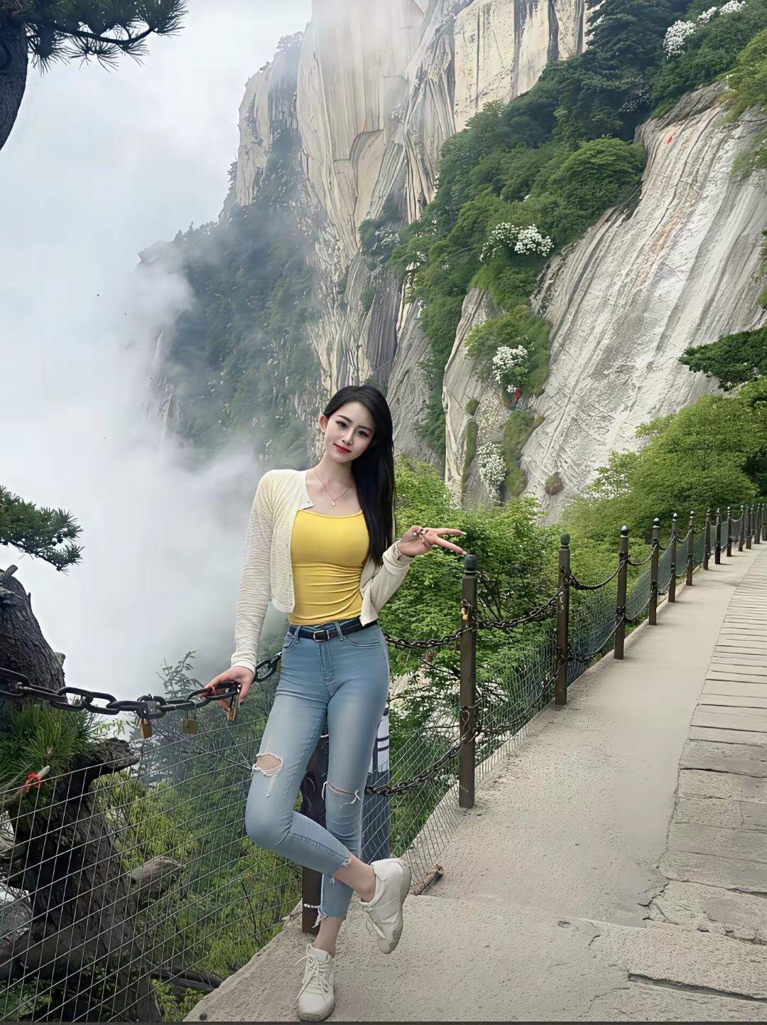 今天这身打扮适合爬山，有一起的吗？