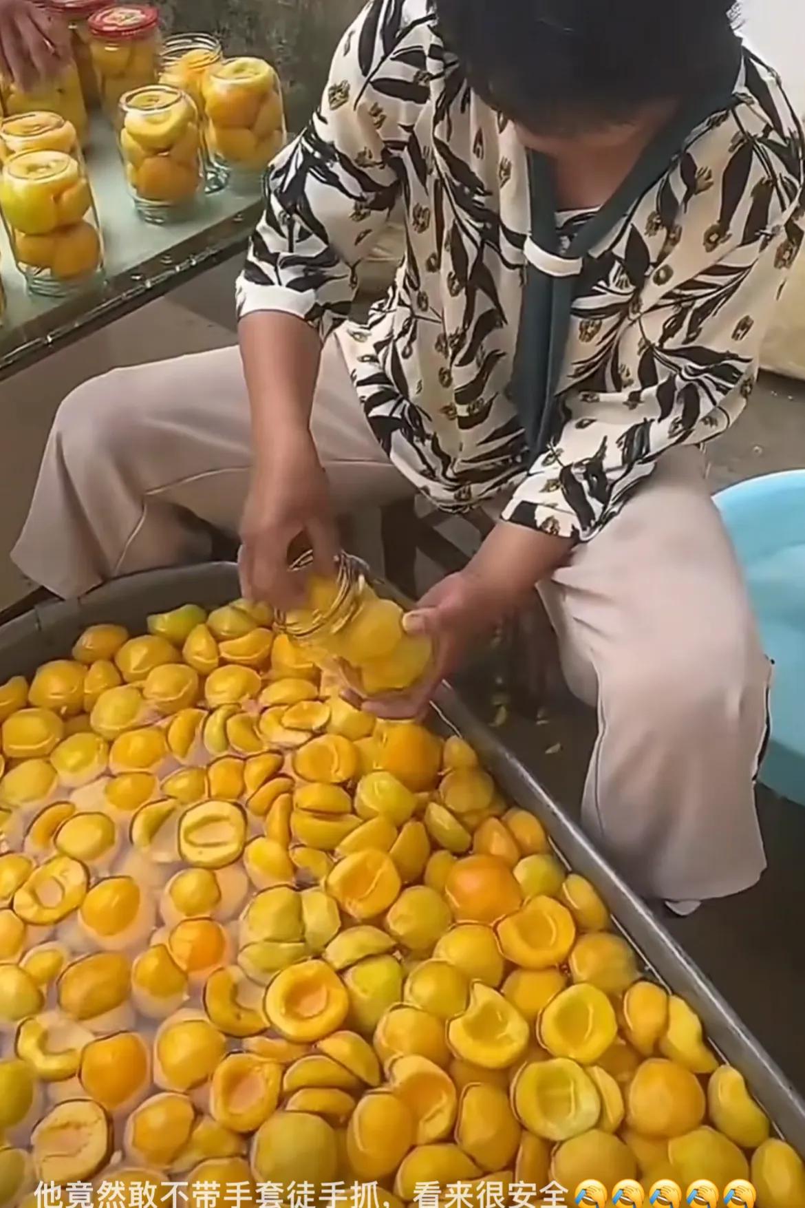 纯手工打造！放心绿色食品。真是没想到啊！罐头还能这样制作！（网图侵删）