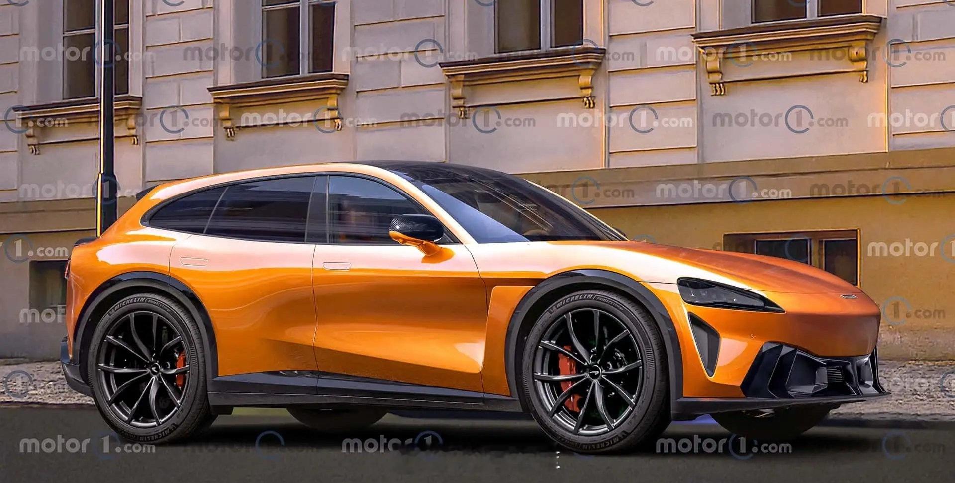 海外媒体对迈凯伦 SUV 的预测渲染图，似曾相识啊…42how迈凯伦