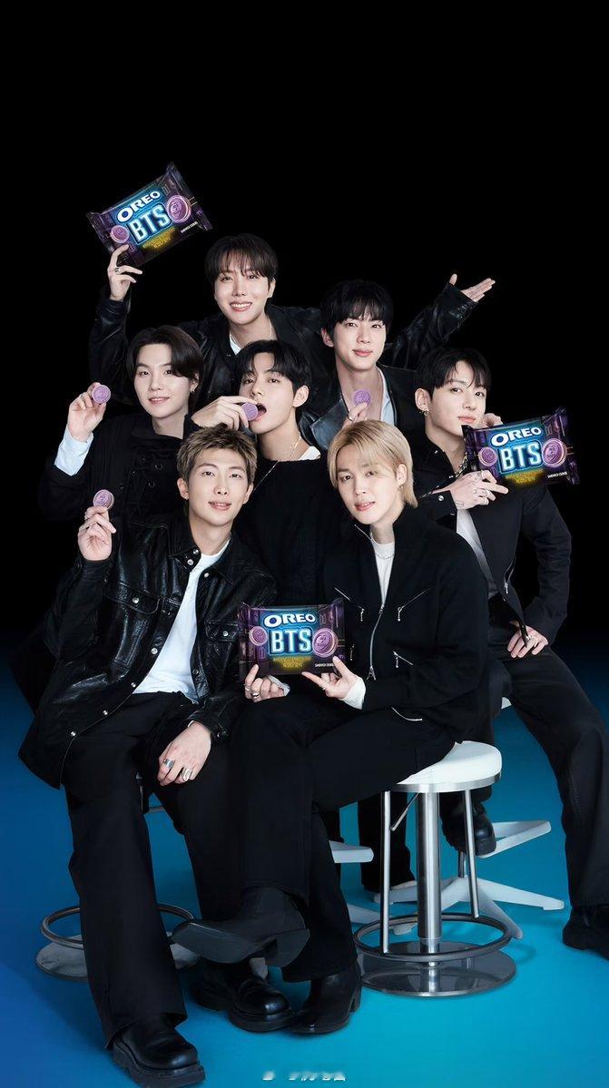 防弹少年团 为庆祝BTS出道13周年，奥利奥将特别推出包含13款独特印花图案的联