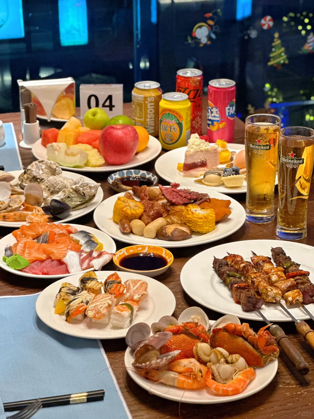 欢乐聚会日，来这里吃高端自助餐是个好选择！